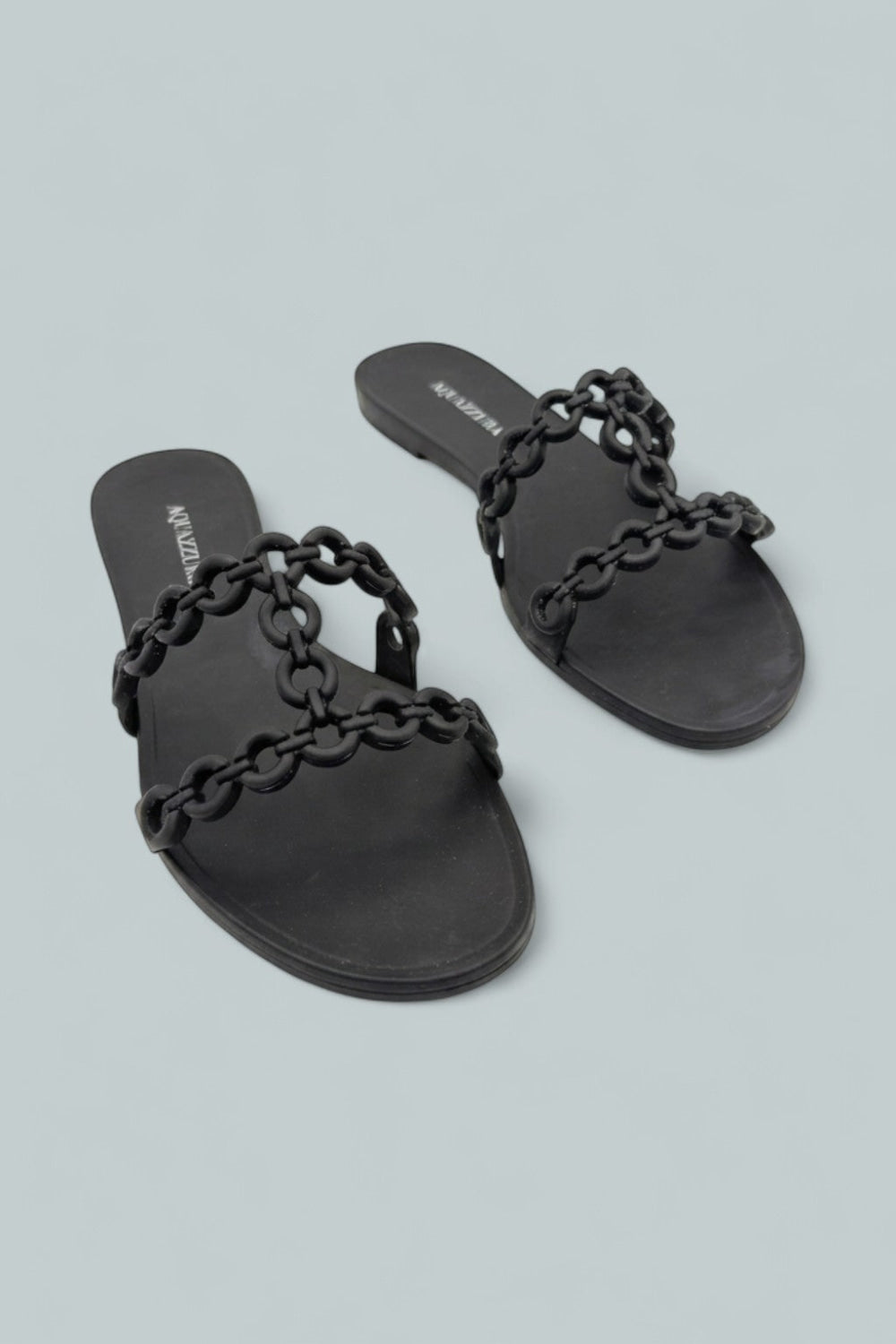 Infinity Chain Jelly Sandals - Black - EU 37 - Sandals