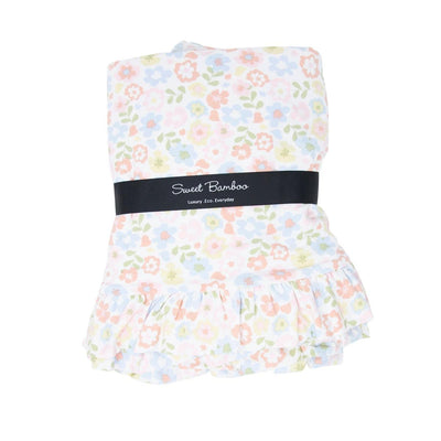 Ruffle Blanket - Pretty Pansy