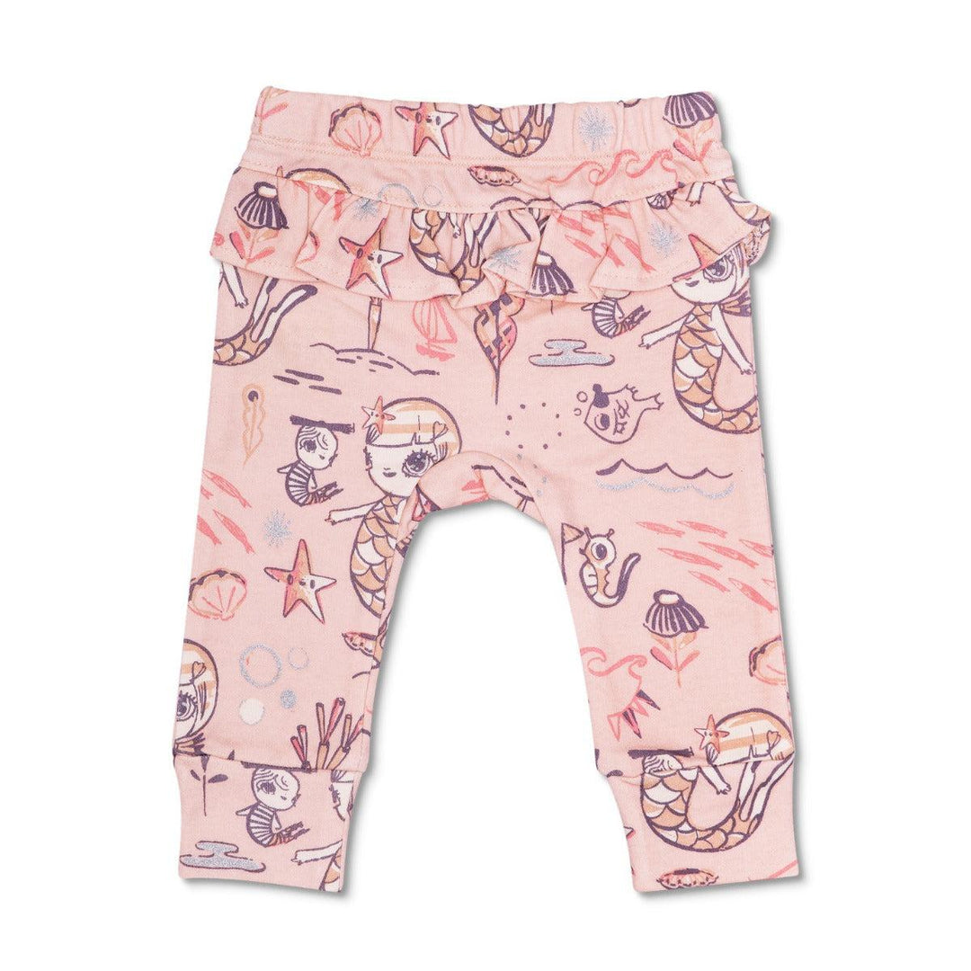 KEFE Ruffle Pants - Pink Mermaid