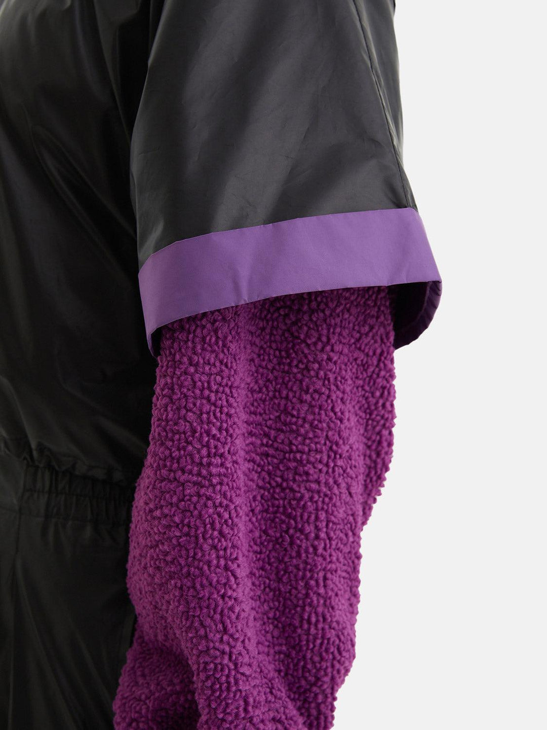 Wide Collar Jacket - Black