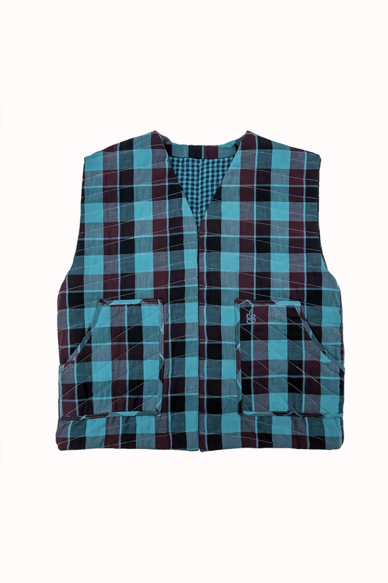 Children's Emerald Quilted Vest