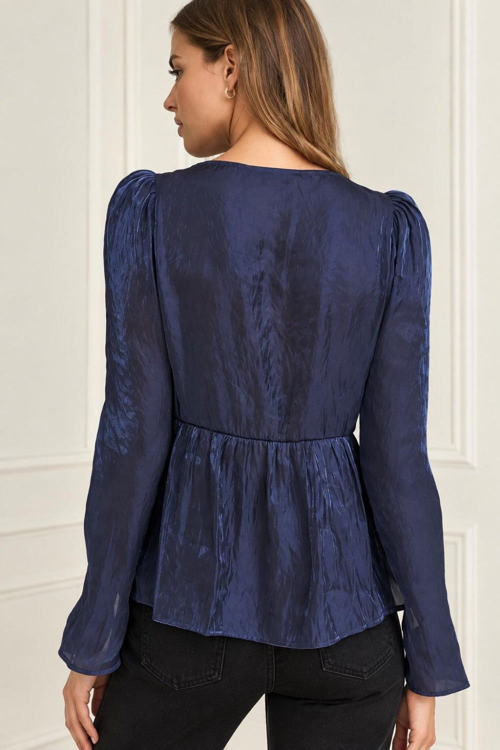Iridescent Blouse - Blue - S - Blouse