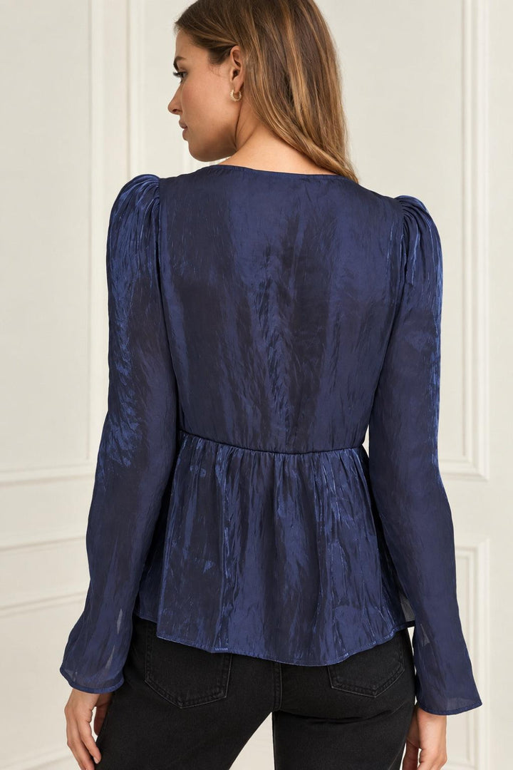 Iridescent Blouse - Blue - S - Blouse