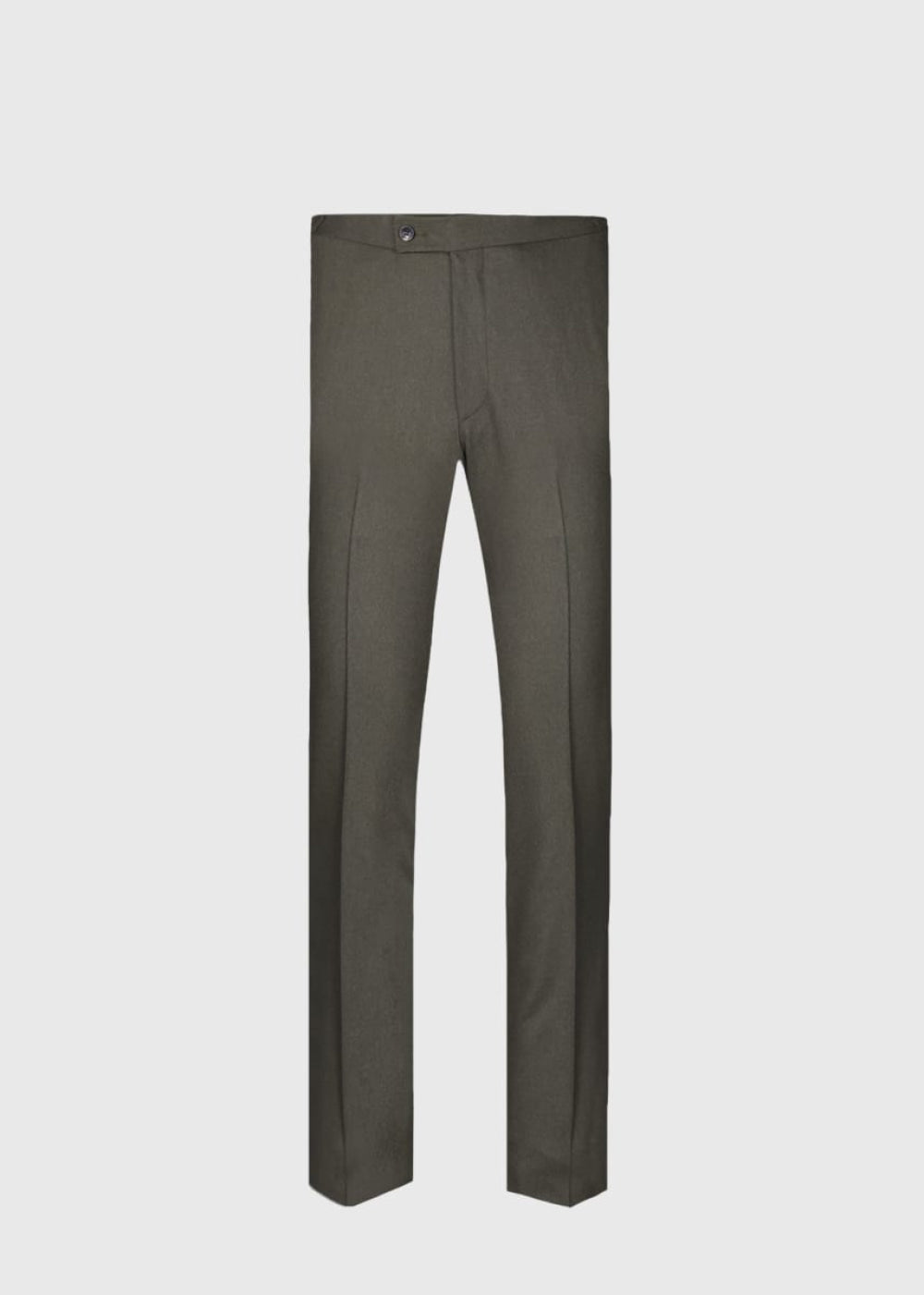 Irish Linen Harley Dress Trousers - Olive - Trouser