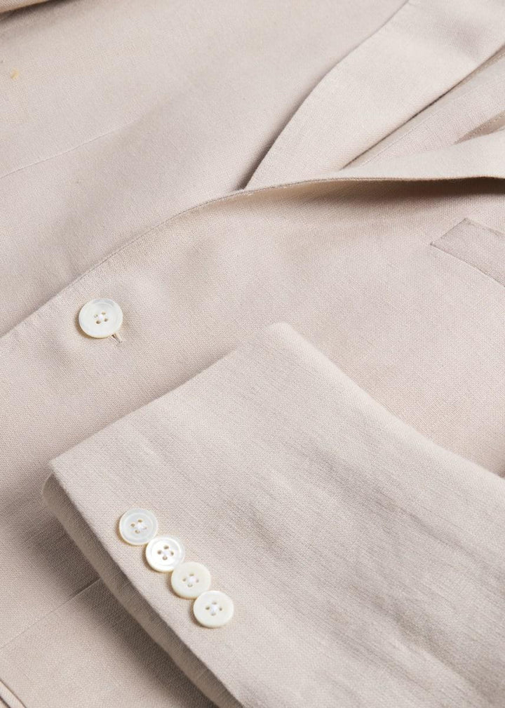 Irish Linen Jacket - Tan - Blazer