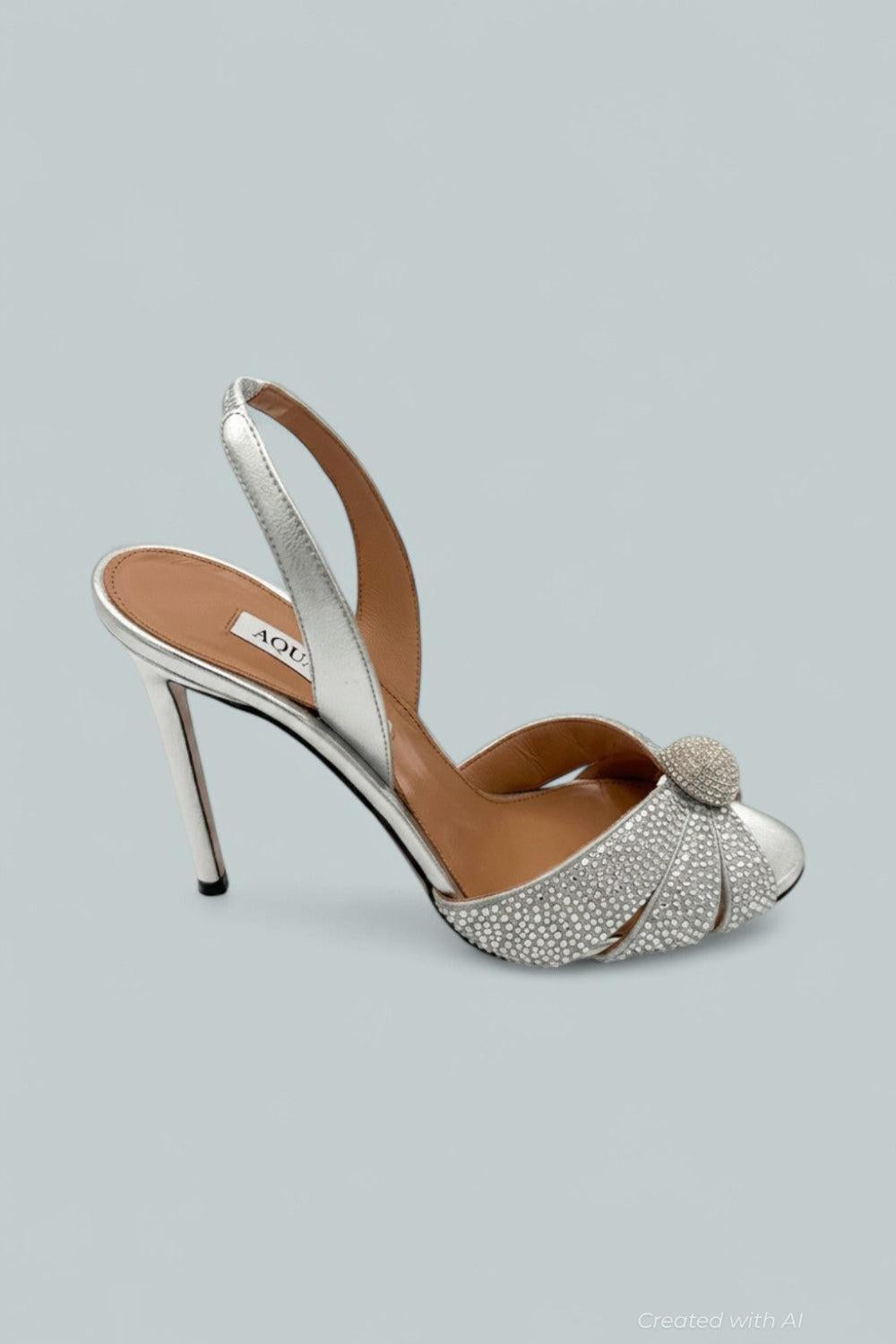 Italian Flirt Sandals - Silver - EU 37.5 - Sandals