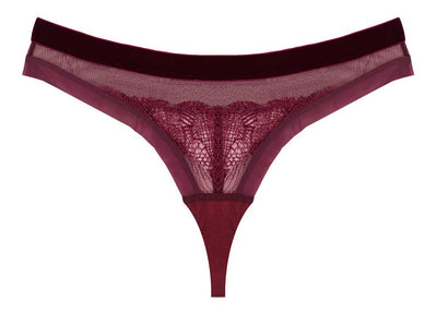 It’s Just Feels Thong - Burgundy - FINAL SALE - Underwear