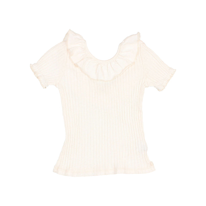 Rib Collar T-Shirt