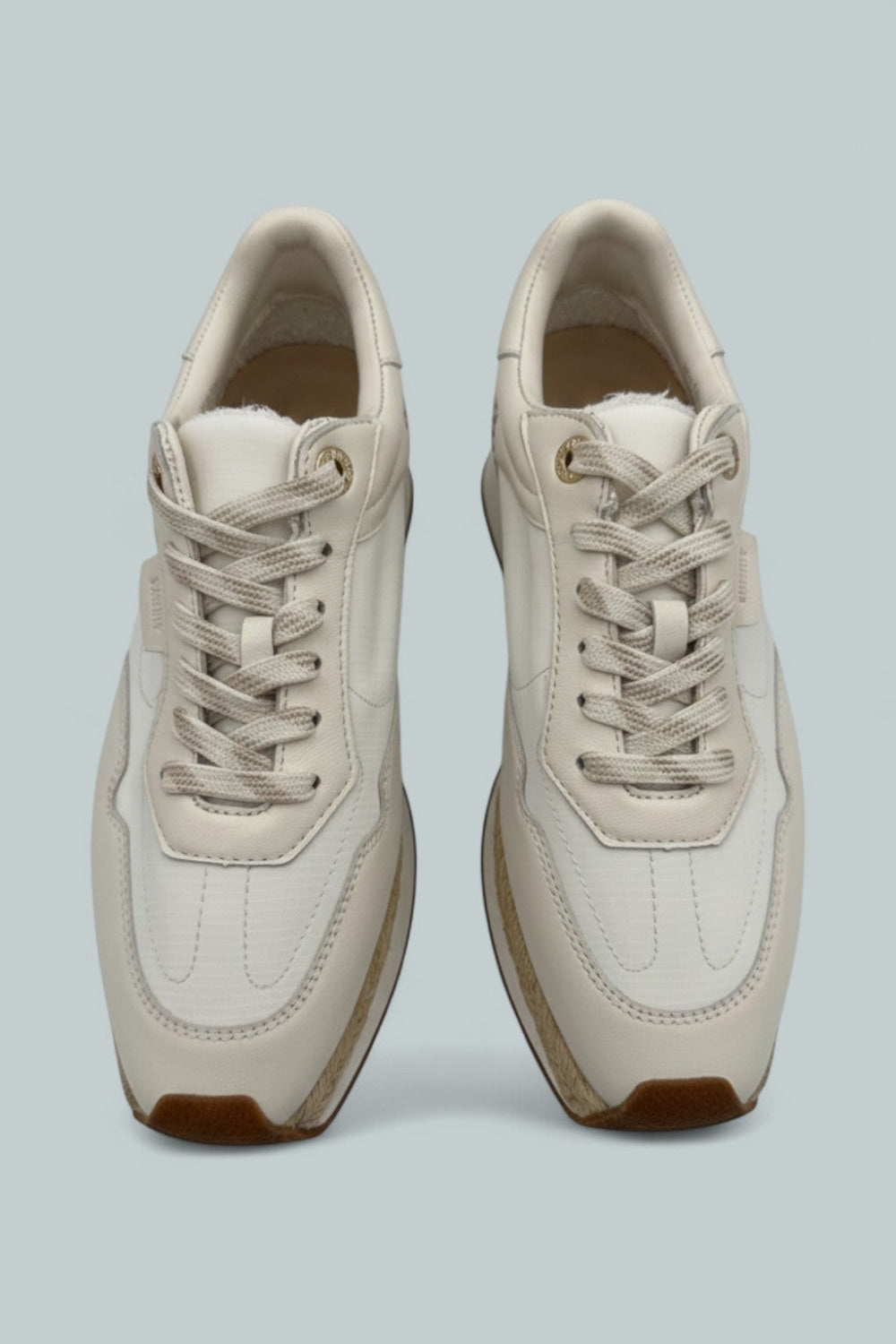 Ivone Platform Sneakers - White Leather - 7 - Sneaker