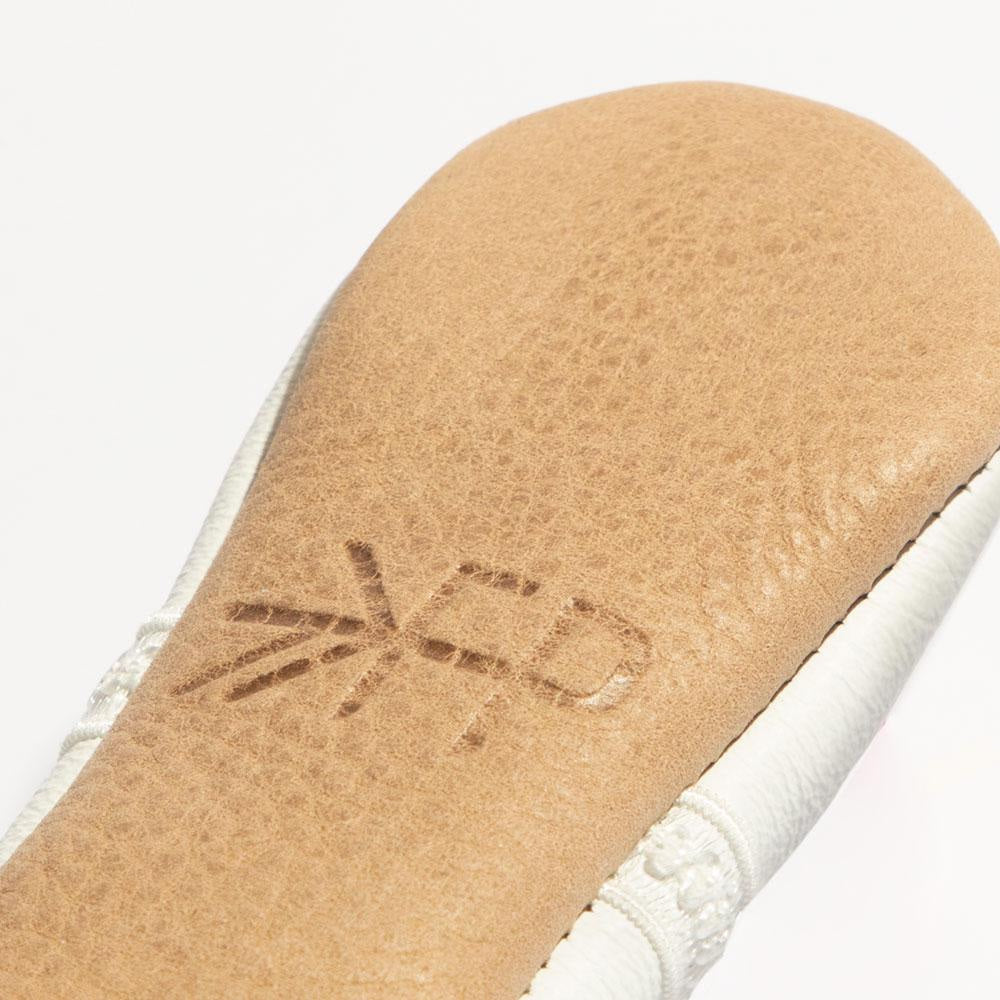 Ivory Lace Ballet Slipper Baby Shoe - ’Flats - Baby Kids Adult All’