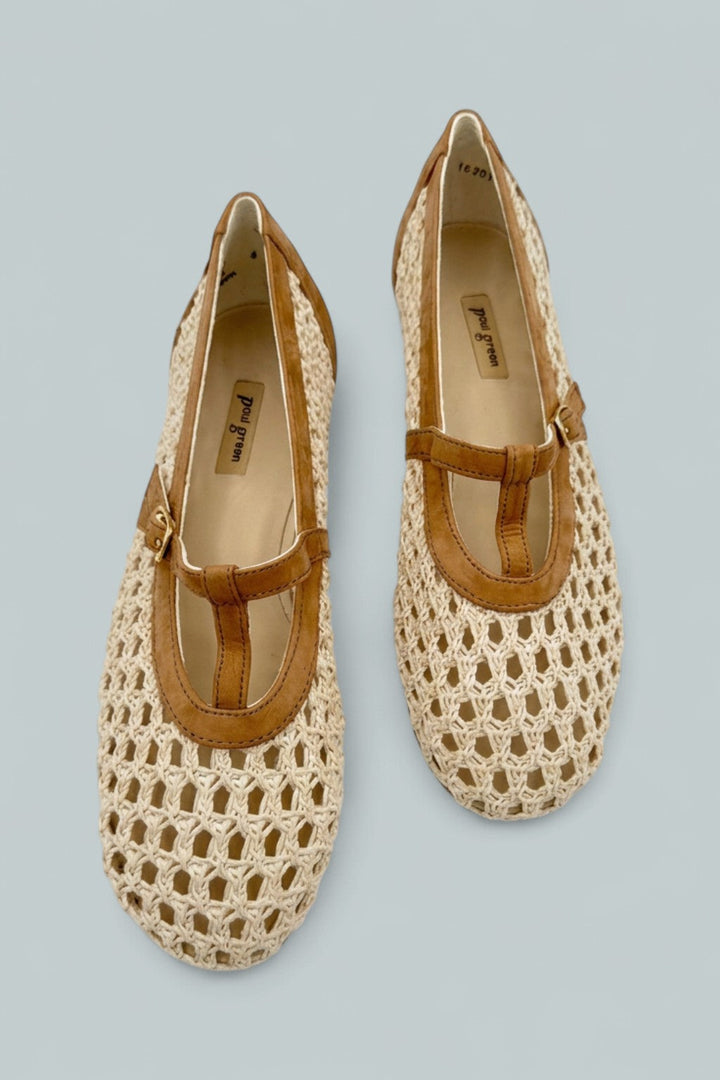Women's Anabele Flats - Diva Royal Natural
