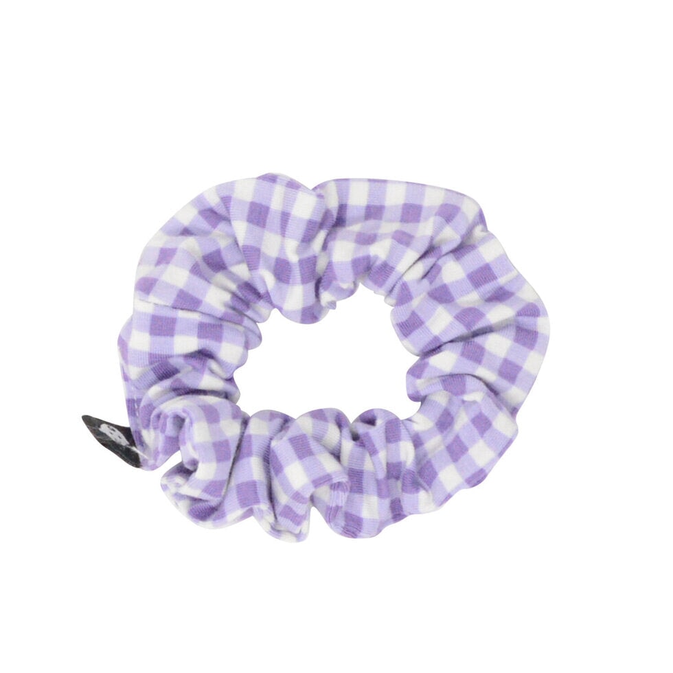 Scrunchie - Gingham Purple