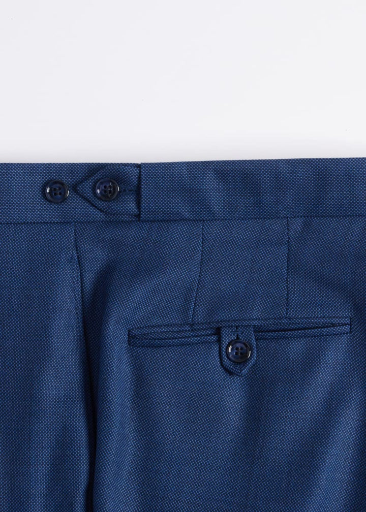 Nailhead Paul Suit - Mid Blue