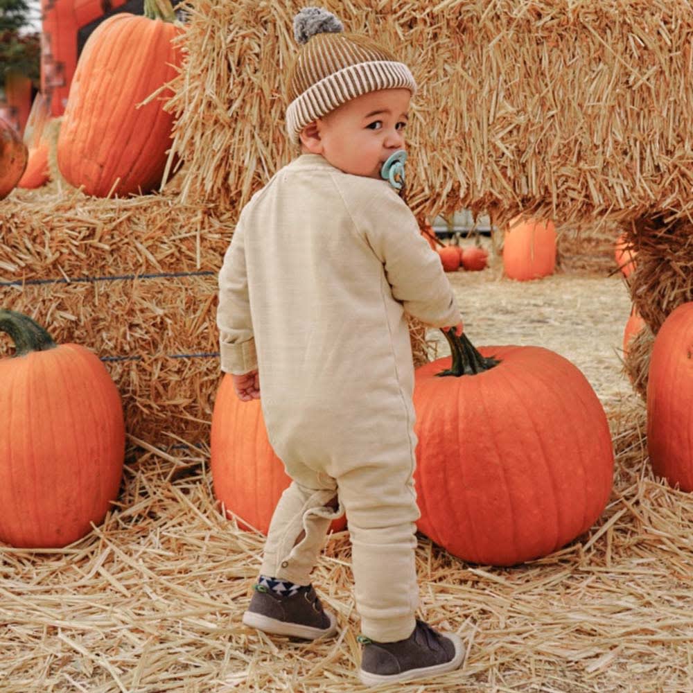 Henry Romper - Oatmeal