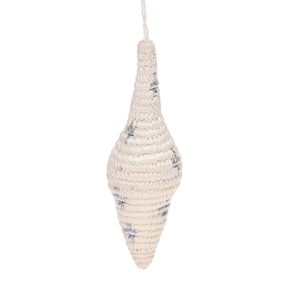 Silver Icicle Ornament