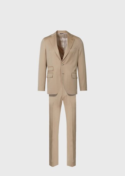 Phineas Cole Wool Solid Suit - Tan