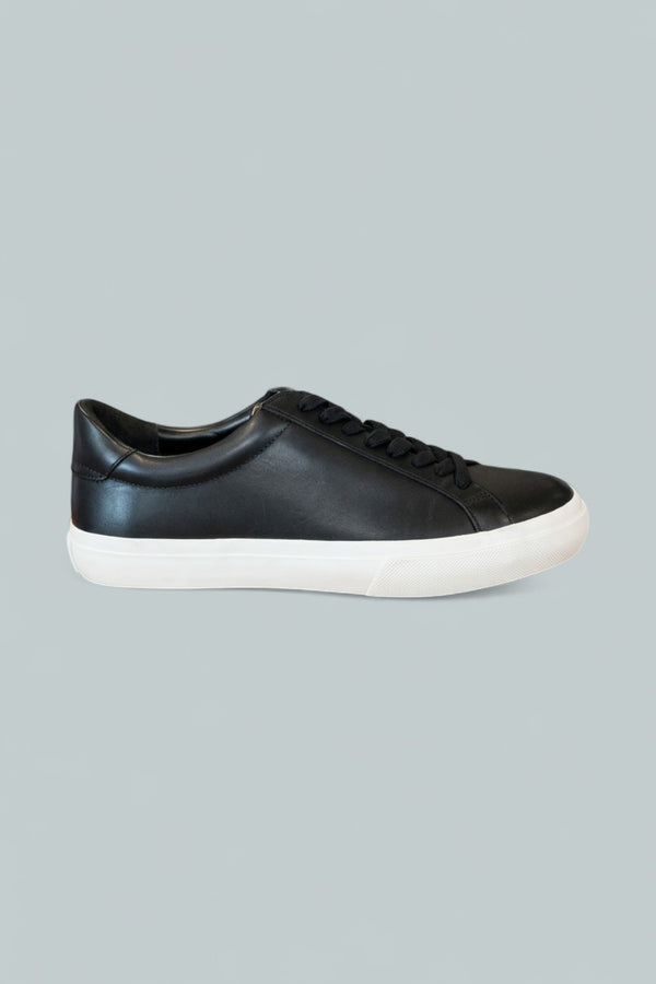 Men's Fulton Leather Lace-Up Sneakers - Black/White