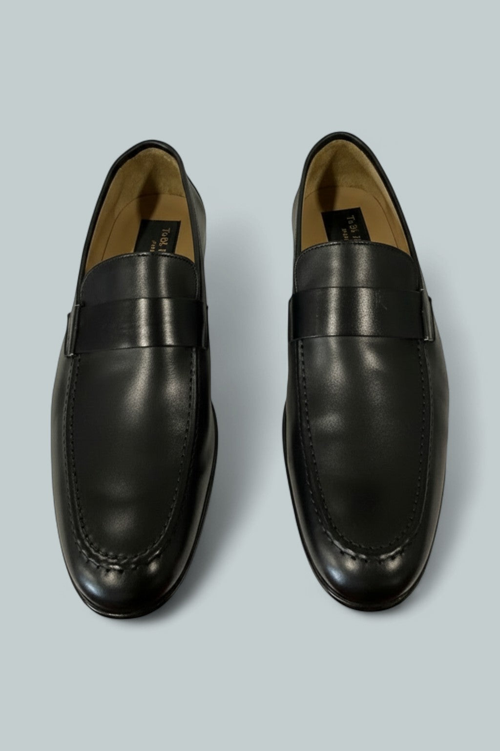 Men's Blanton Slip On Leather Loafers - Black