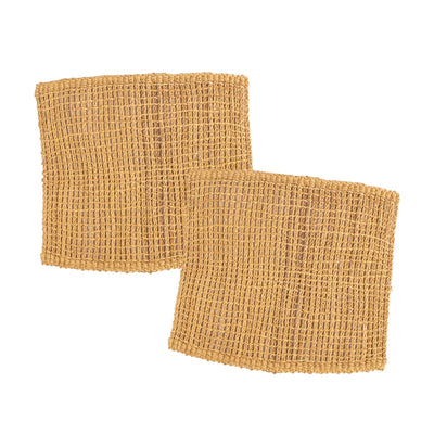 Neutral Placemats -15" Grid, Set of 2