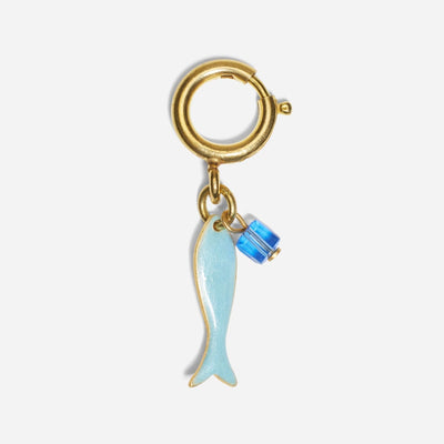 Shoe Charm Fish - Blue