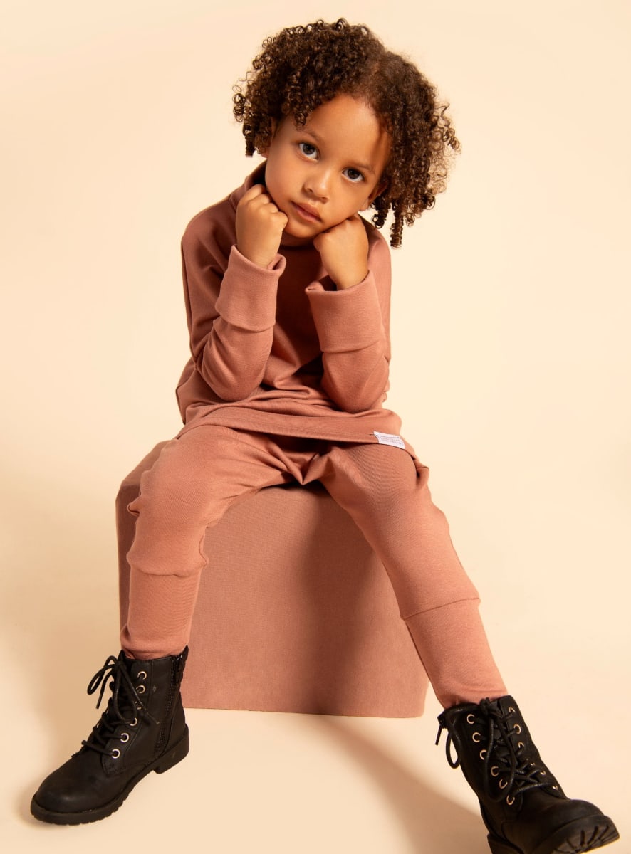 Grow With Me Turtleneck - Toasted Almond