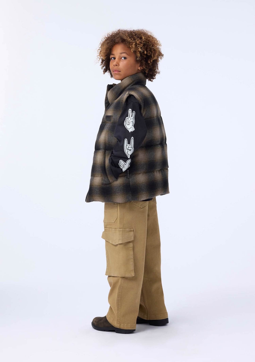 Heike Vest - Bark Check
