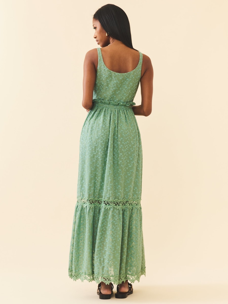 Valeria Dress - Bermuda Green