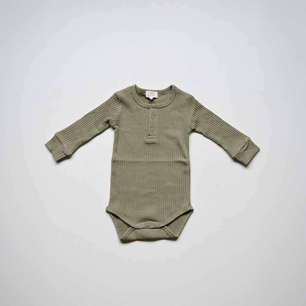 The Ribbed Onesie - Sage