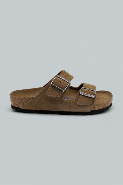 Arizona Soft Footbed Birkenstock Sliders - Dark Tea Tonal