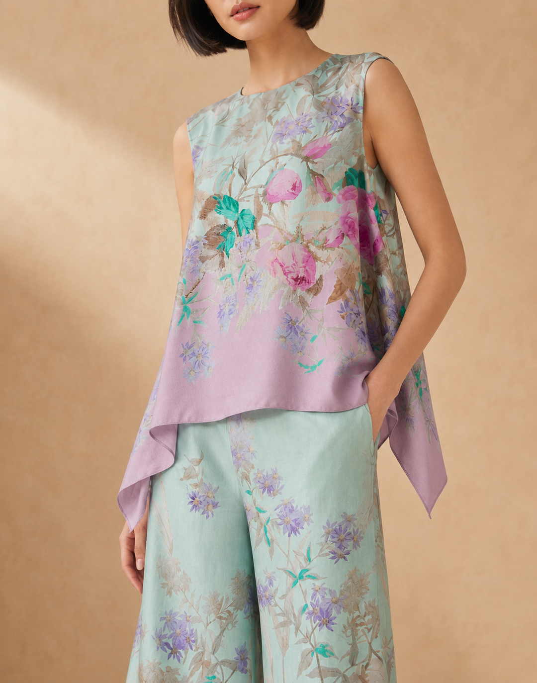 Palazzo Pants - Heath Placée Mint