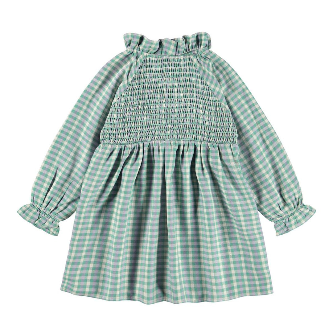 Campa Dress Long Sleeve - Menthe Gingham