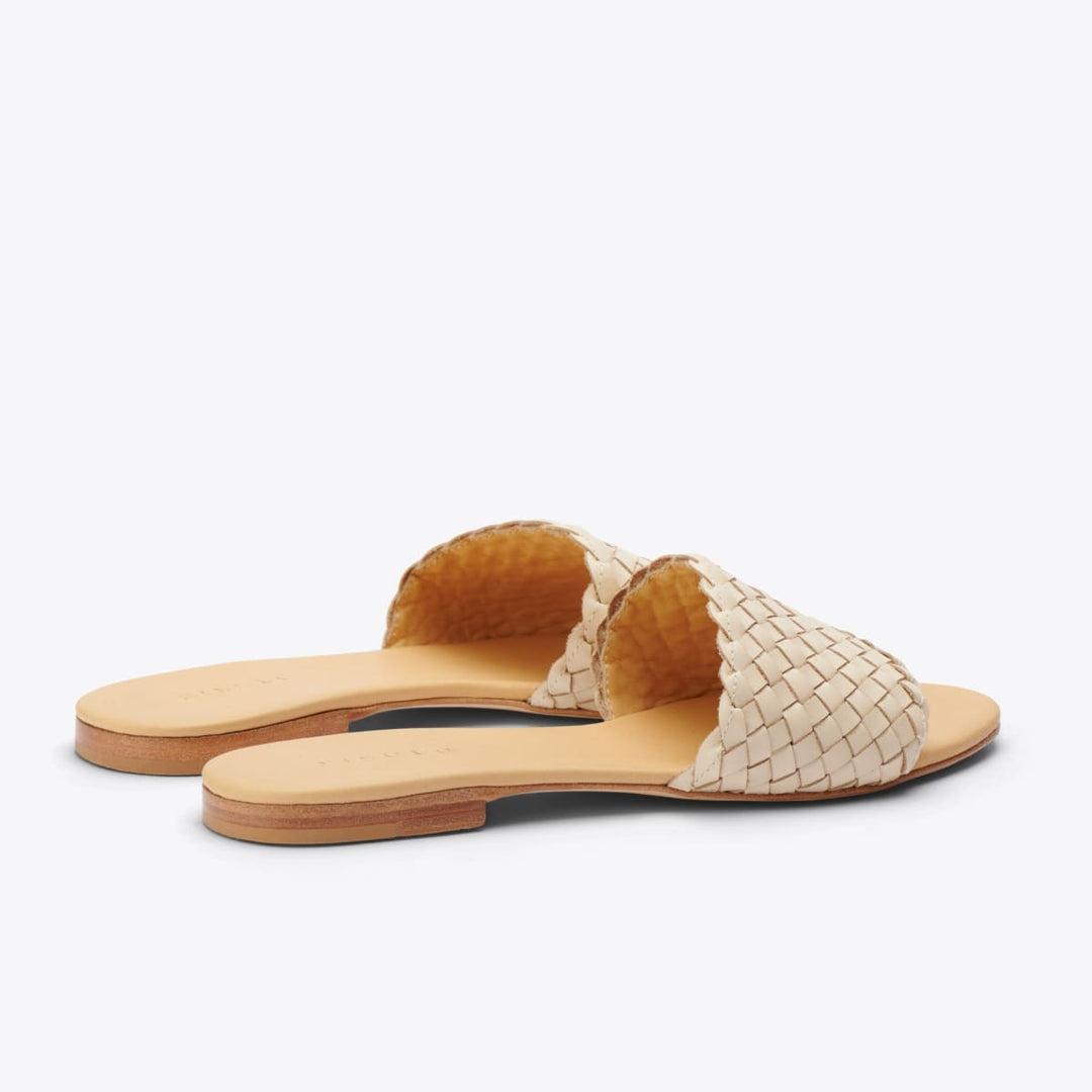 Isla Woven Slide Sandal Woven - Bone - FINAL SALE