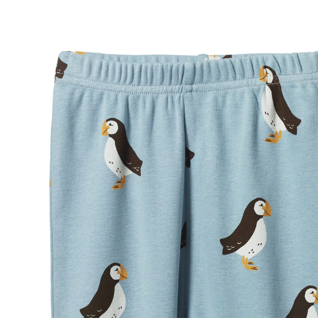 Long Sleeve Pyjama Set - Puffin Print