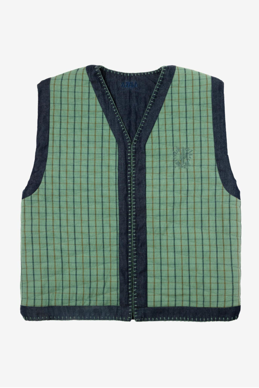 Children's Vest - Celadon Green