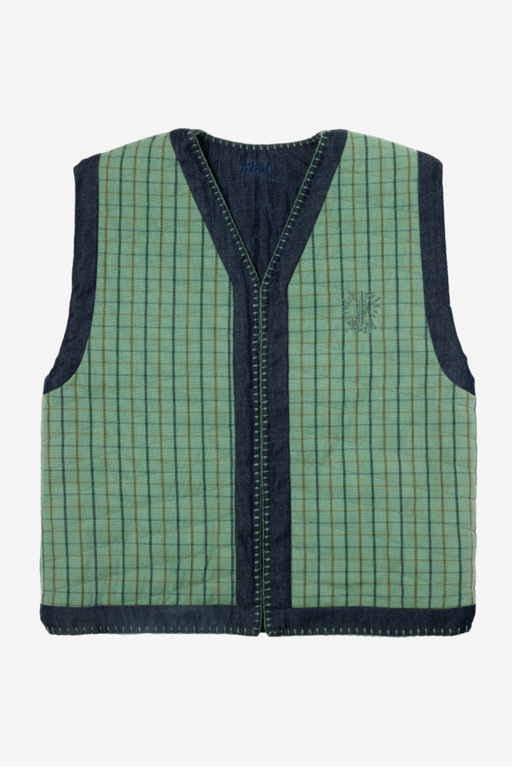 Children's Vest - Celadon Green