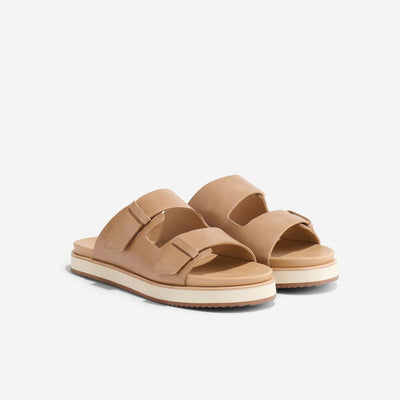 Ella Flatform Slide - Almond - FINAL SALE