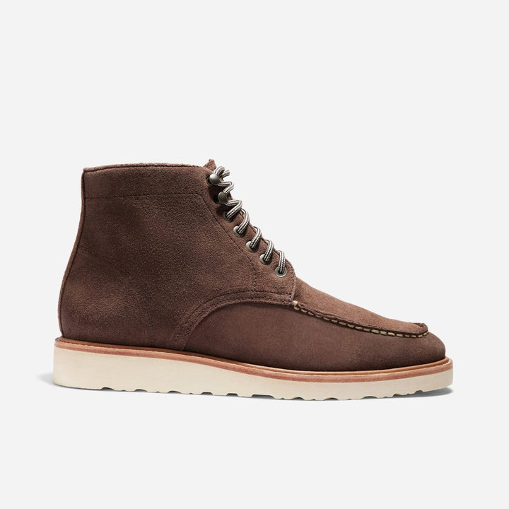 Mateo Moc Toe Boot Umber Suede - Brown