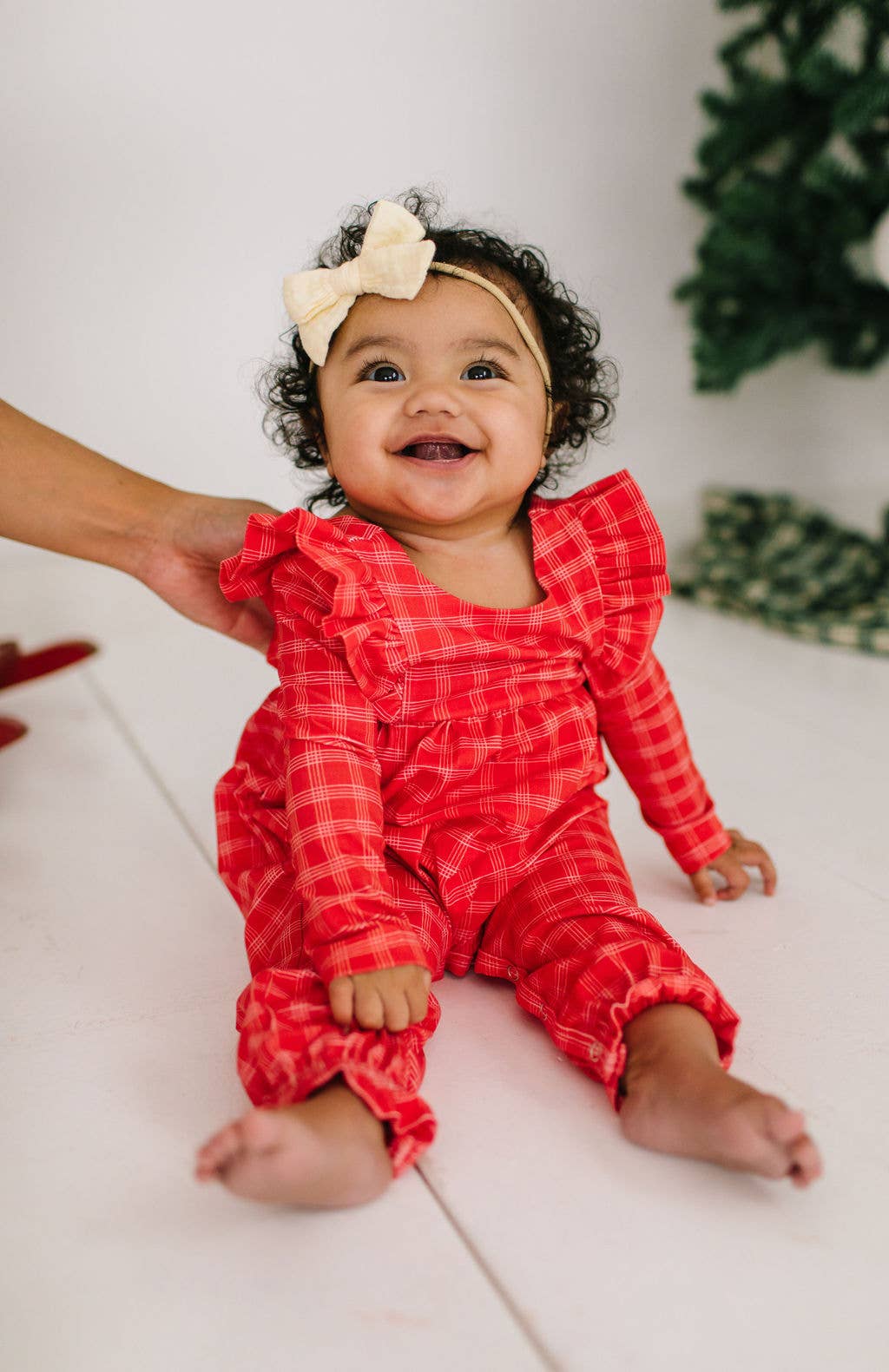 Mabel Romper Red Picnic