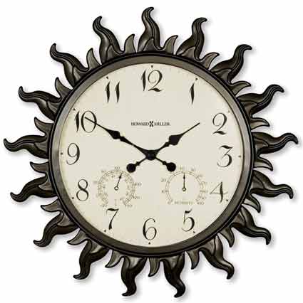 Sunburst Clock