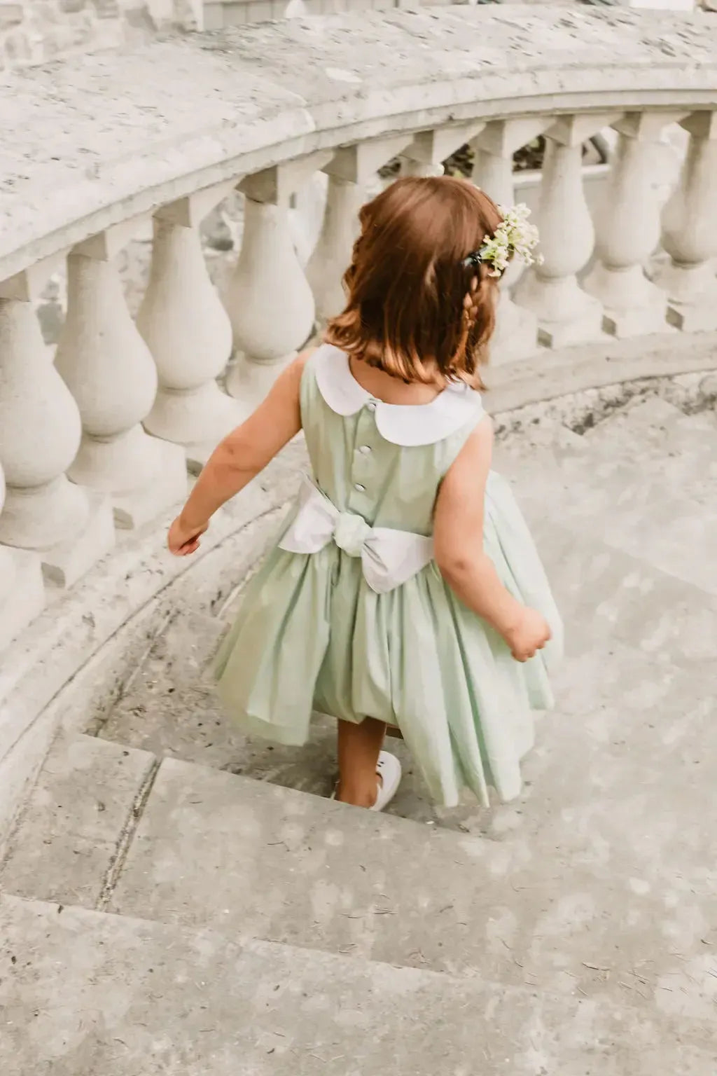 Lily Sleeveless Smocked Dress - Mint