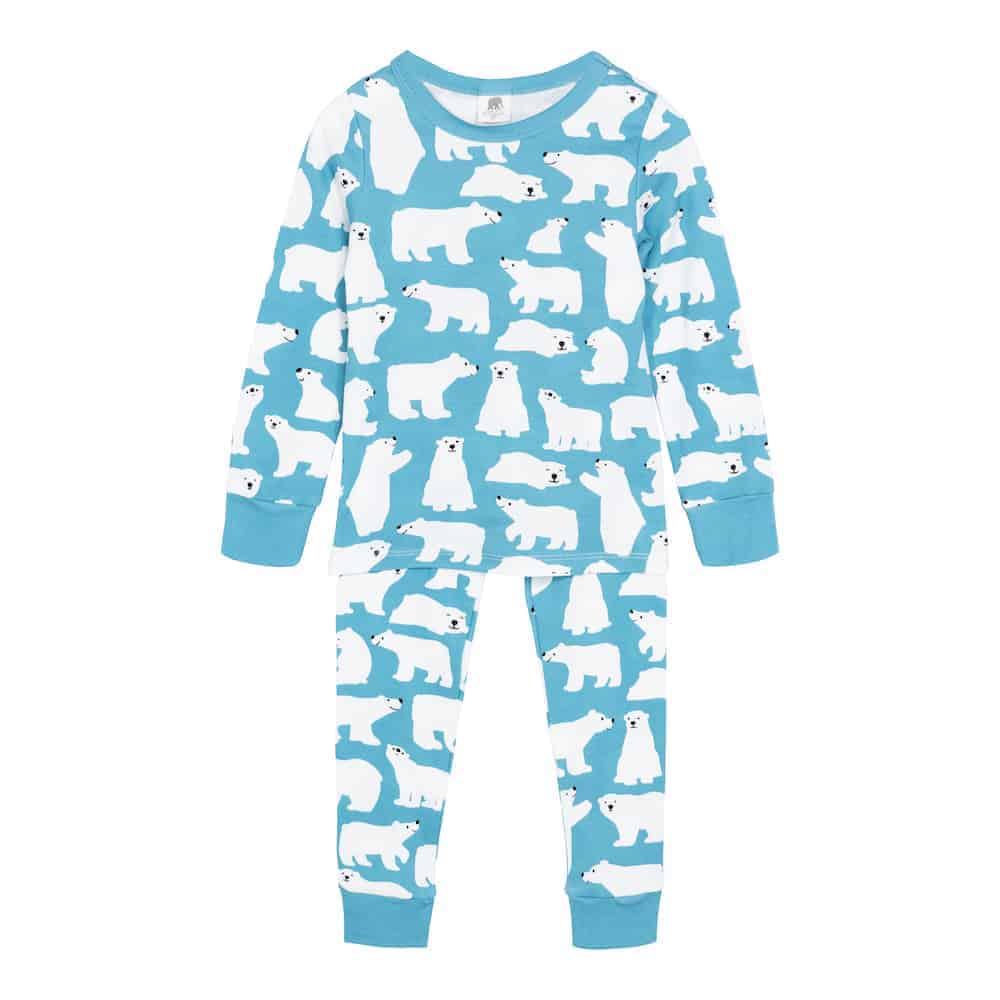 Long John Pajama Set - Polar Bear