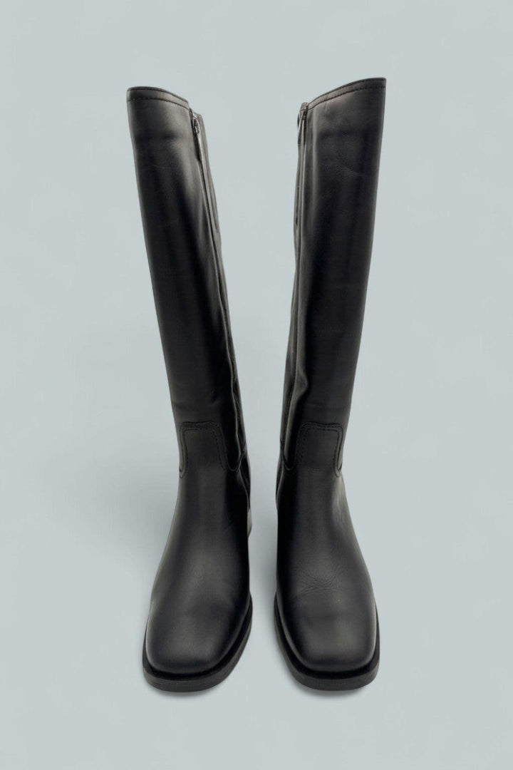 Jack City Dry Leather Boots - Black - 8.5 - Boots