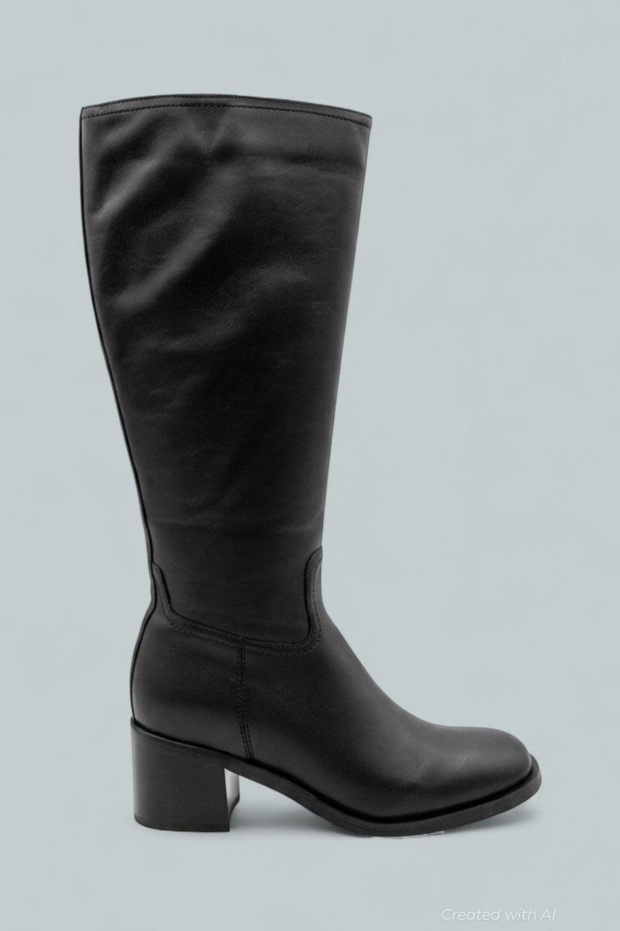 Jack City Dry Leather Boots - Black - 8.5 - Boots