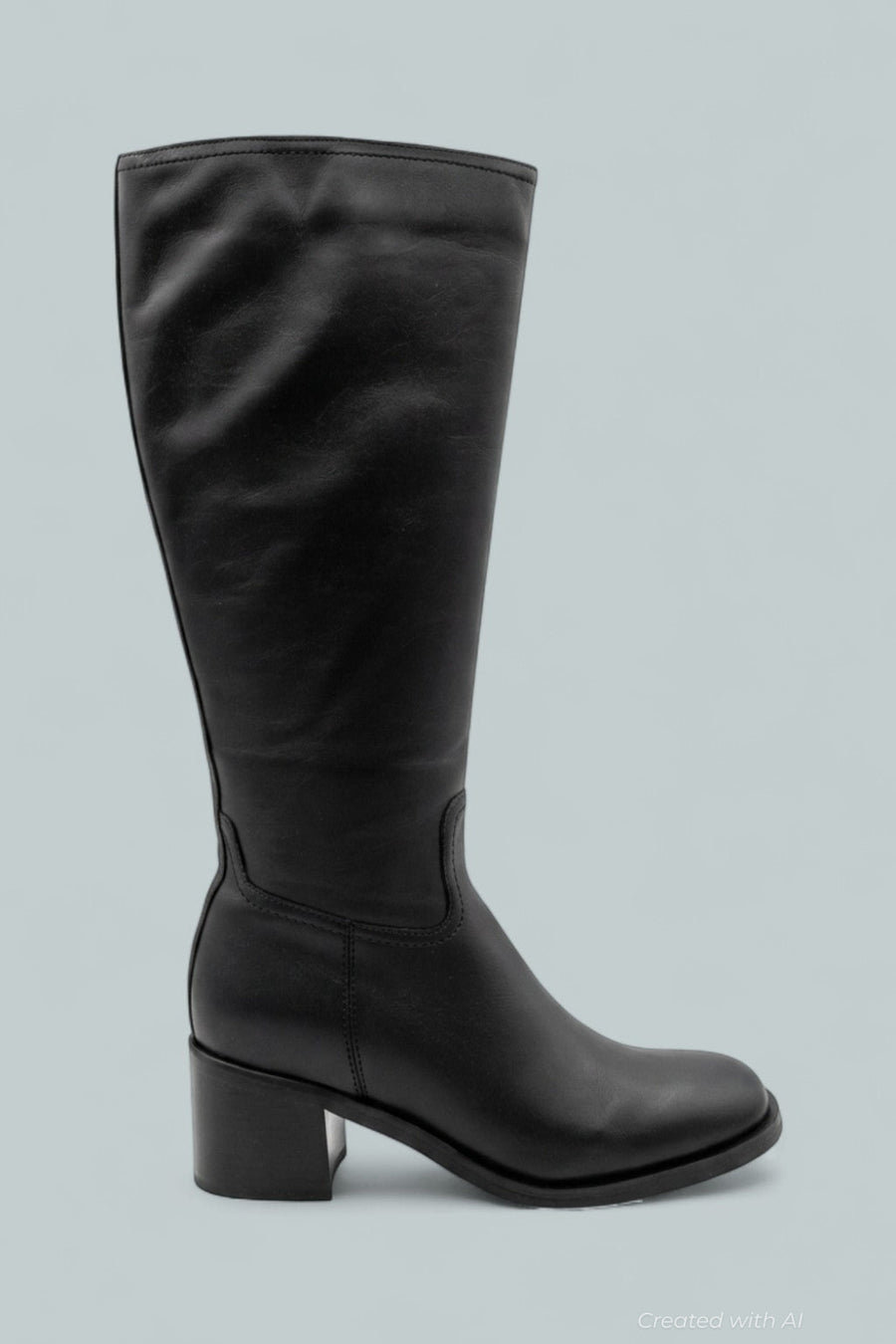 Jack City Dry Leather Boots - Black - 8.5 - Boots