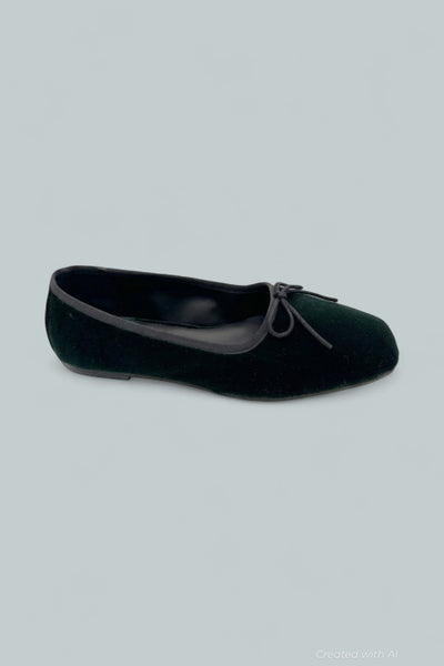 Jada Slip On Woven Bow Flats - Emldvelvet - 8 - Flats