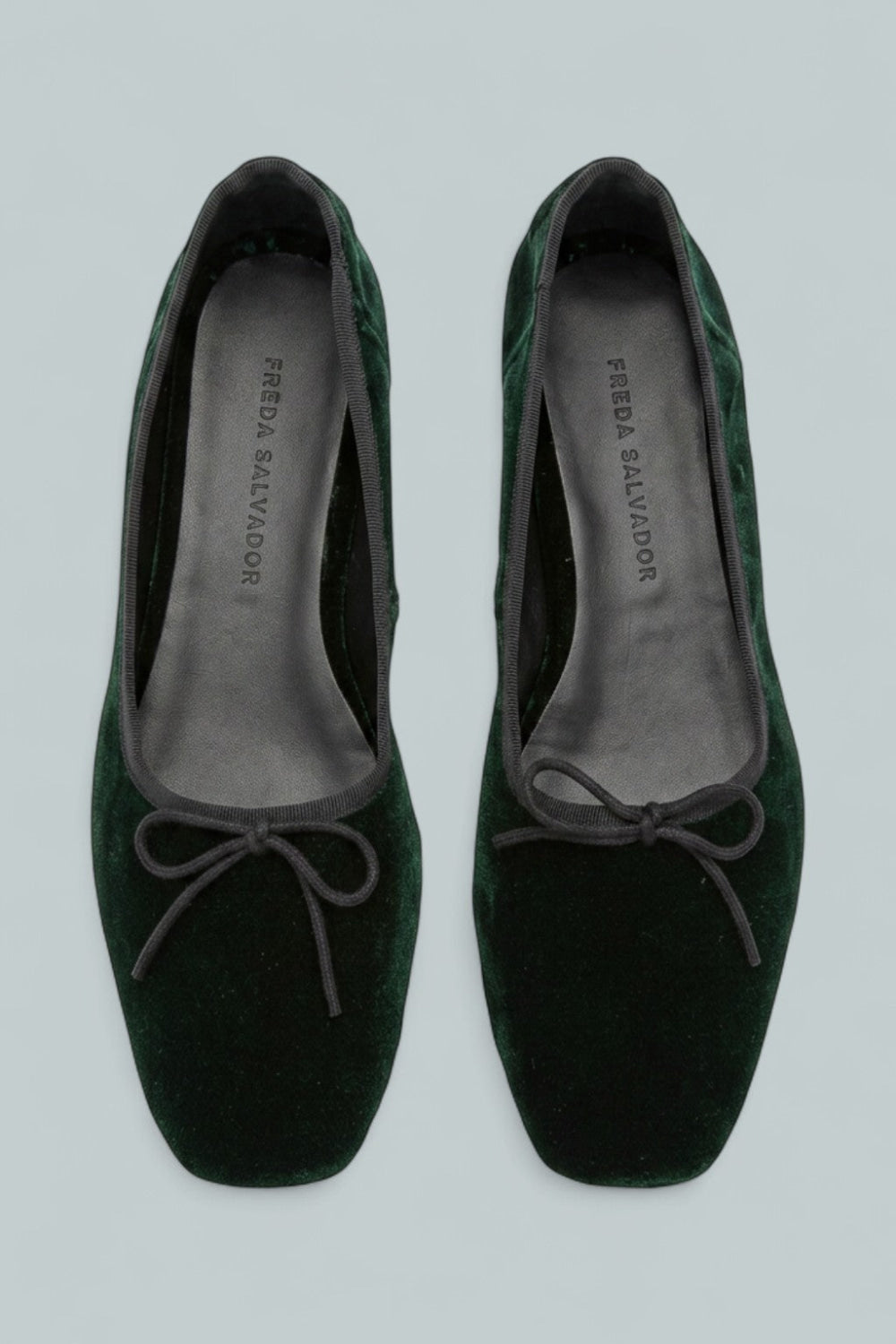 Jada Slip On Woven Bow Flats - Emldvelvet - 8 - Flats
