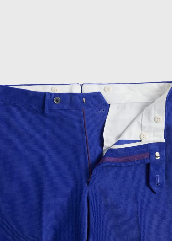 James Horizontal Corduroy Trouser - Blue - Trouser