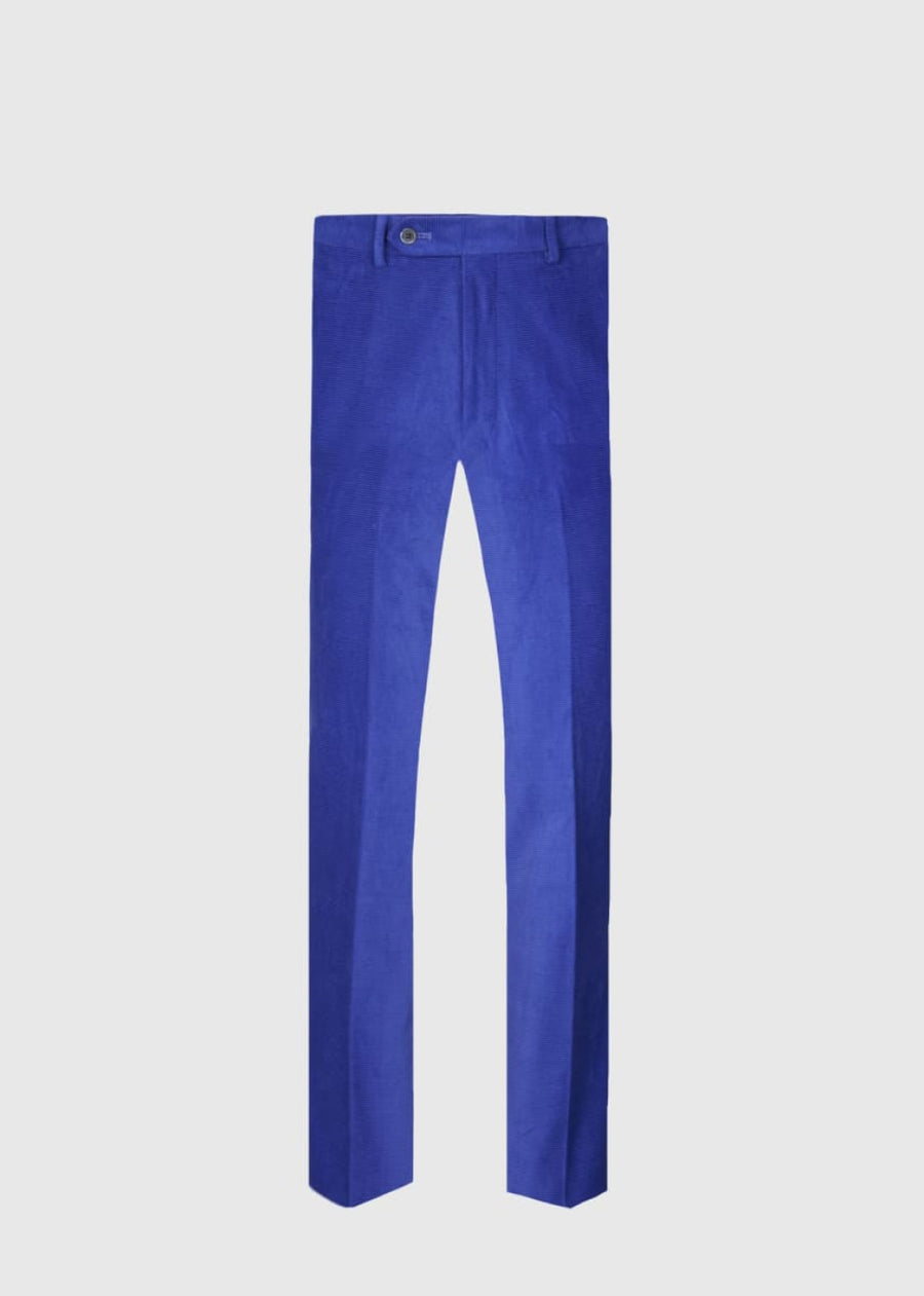 James Horizontal Corduroy Trouser - Blue - Trouser
