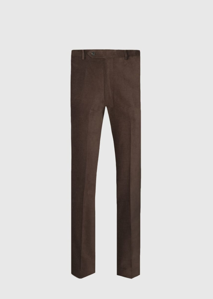 James Horizontal Corduroy Trouser - Dark Brown - Trouser