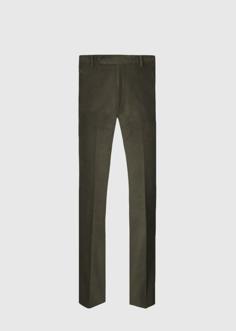 James Horizontal Corduroy Trouser - Dark Olive - 40 - Trouser